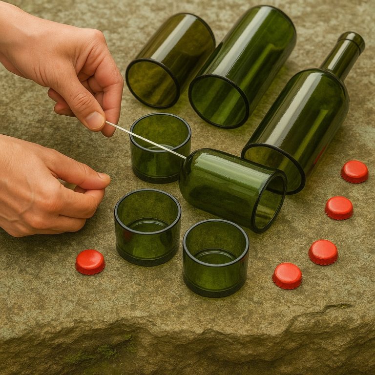 Cómo cortar botellas de vidrio con hilo para hacer tus propios vasos