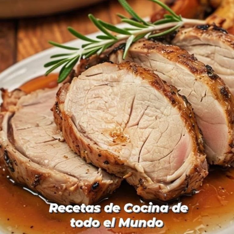 Lomo de cerdo al jerez en olla exprés