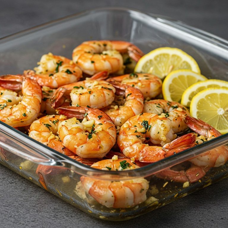 Camarones Asados con Ajo y Hierbas