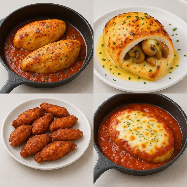 TE ENSEÑO 4 RECETAS DE POLLO