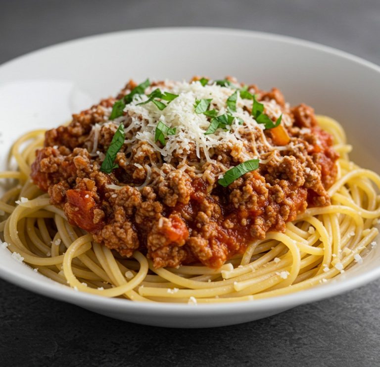Espaguetis a la Boloñesa Caseros y Deliciosos