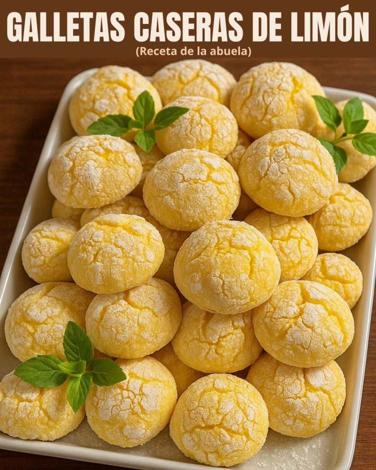 GALLETAS CASERAS DE LIMÓN (Rinde bastante