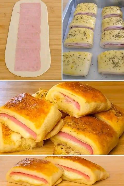 Bauru de Queso y Jamón