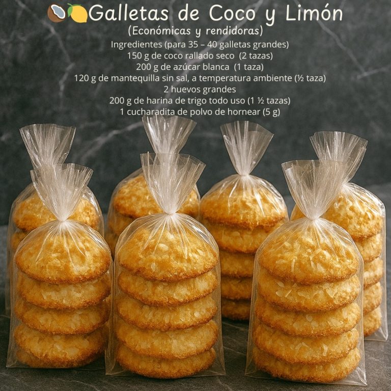 Galletas de Coco y Limón
