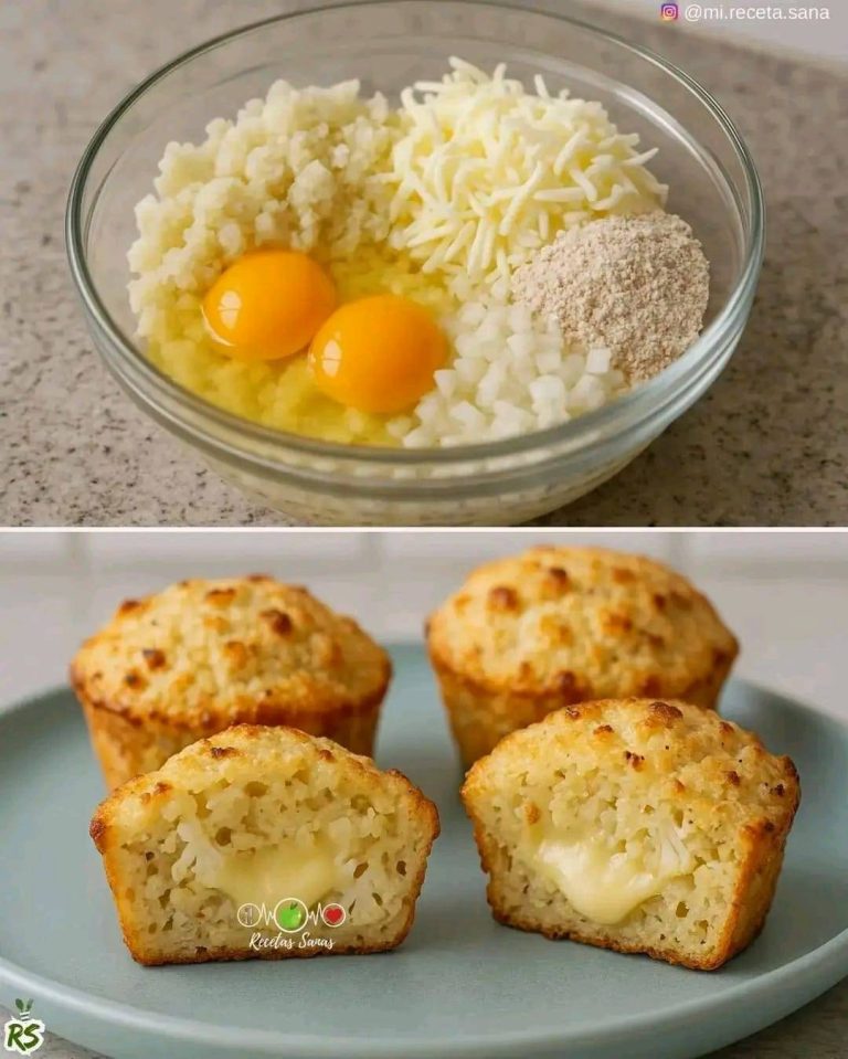 Panquecitos de Coliflor con Queso