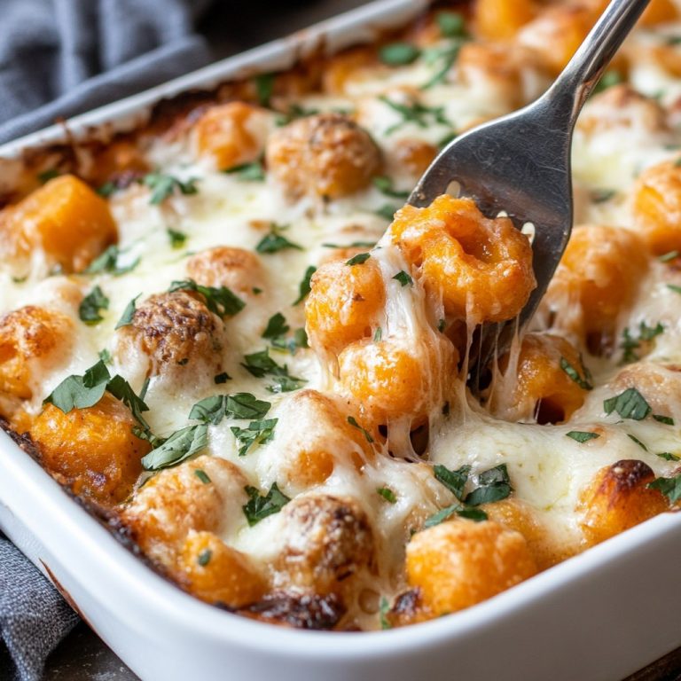 Zapiekane gnocchi ze słodkich ziemniaków