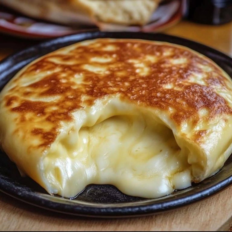Pan de Maicena con Queso en Sartén