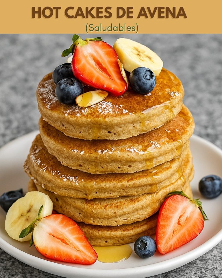 HOT CAKES DE AVENA (Saludables)