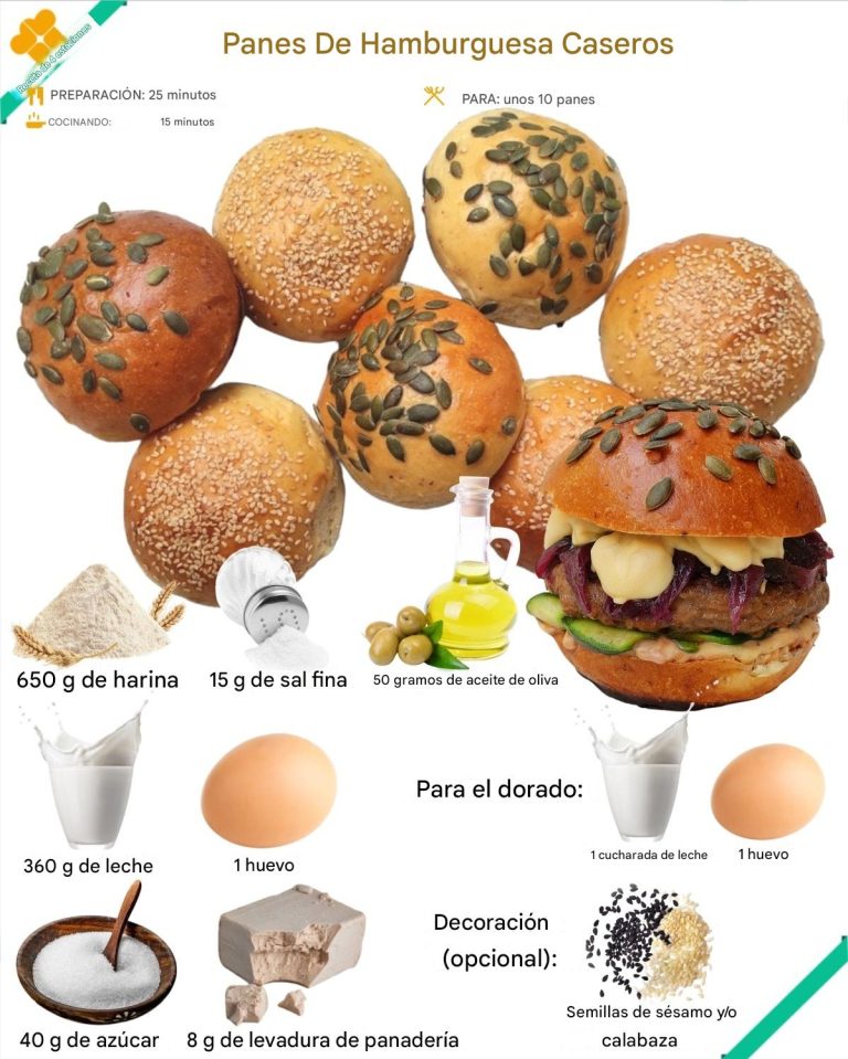 Panes de hamburguesa