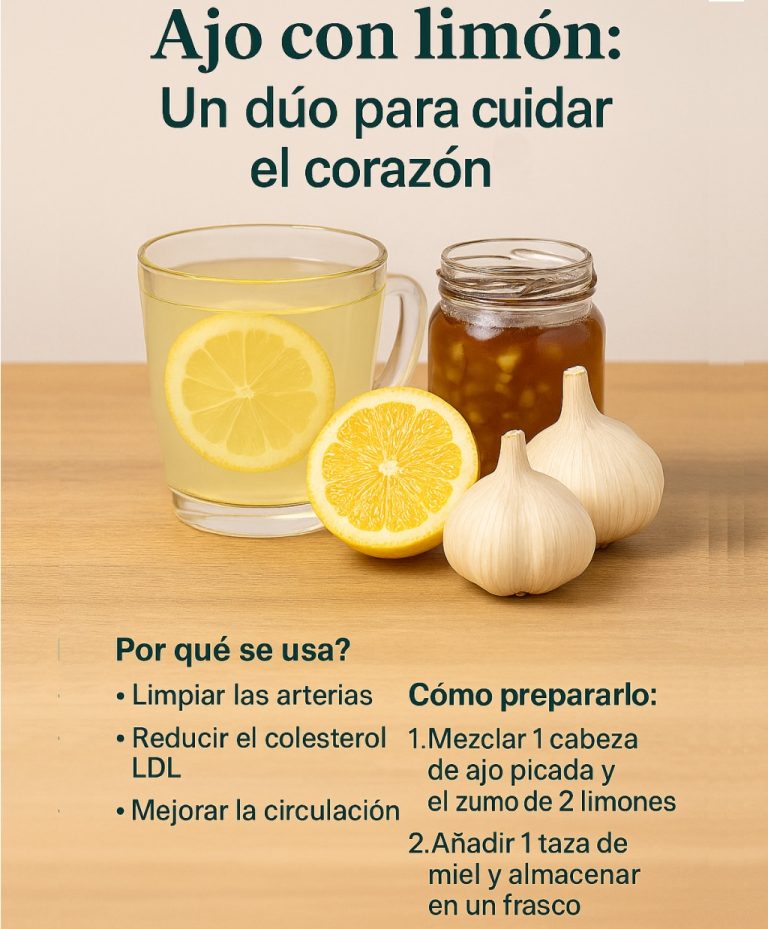 Ajo con limón: Un dúo para cuidar el corazón