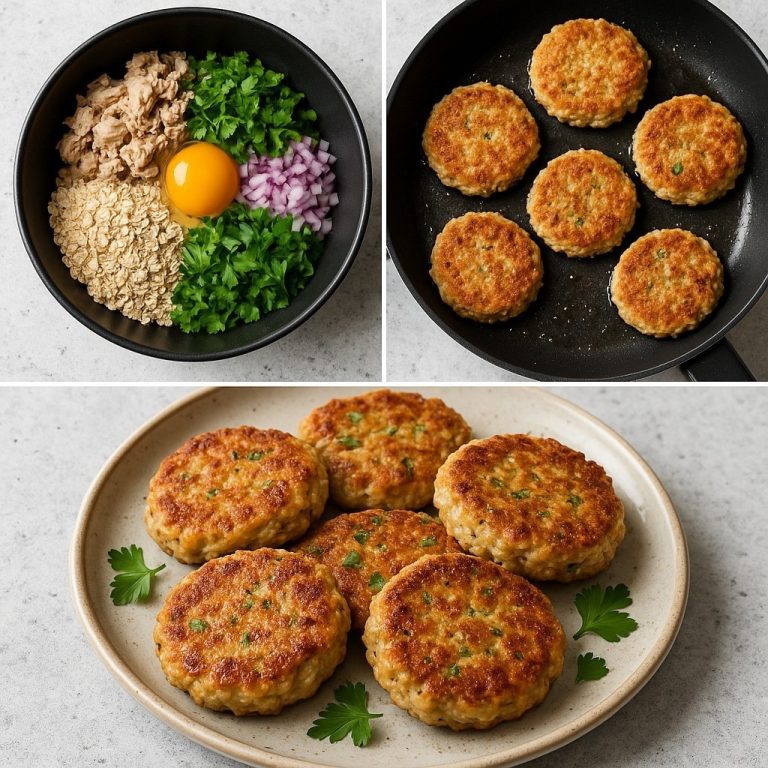 Tortitas de Atún Saludables – Rápidas, Fáciles y Altas en Proteína