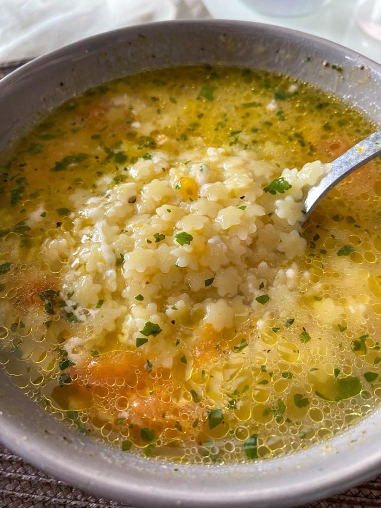 Sopa De Verduras Pastina Italiana