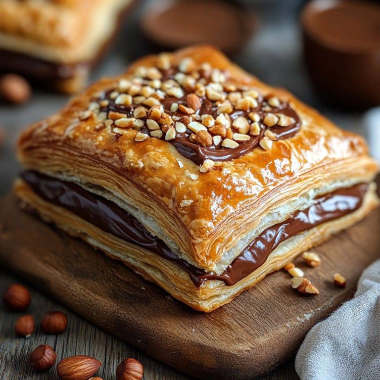 Feuilletés au Nutella et Noisettes