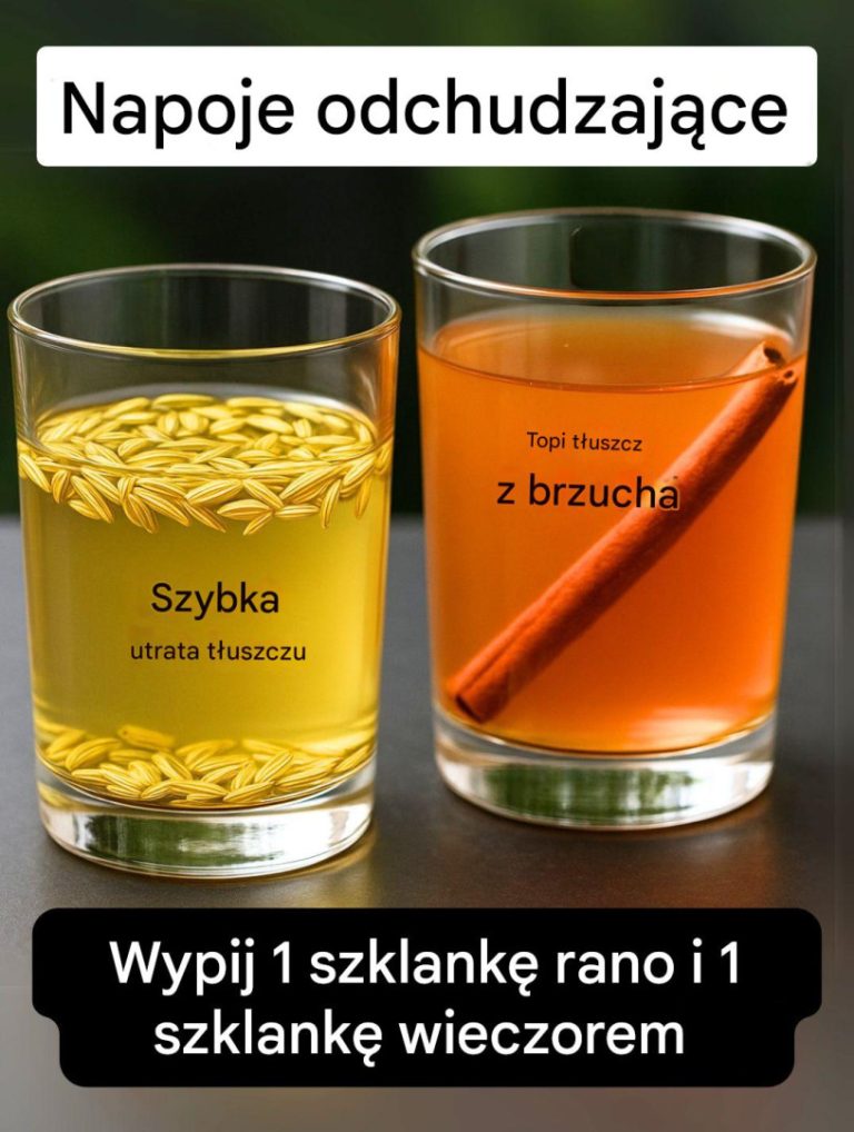 Napój odchudzający: Pij te 2 napoje detoksykacyjne, aby schudnąć