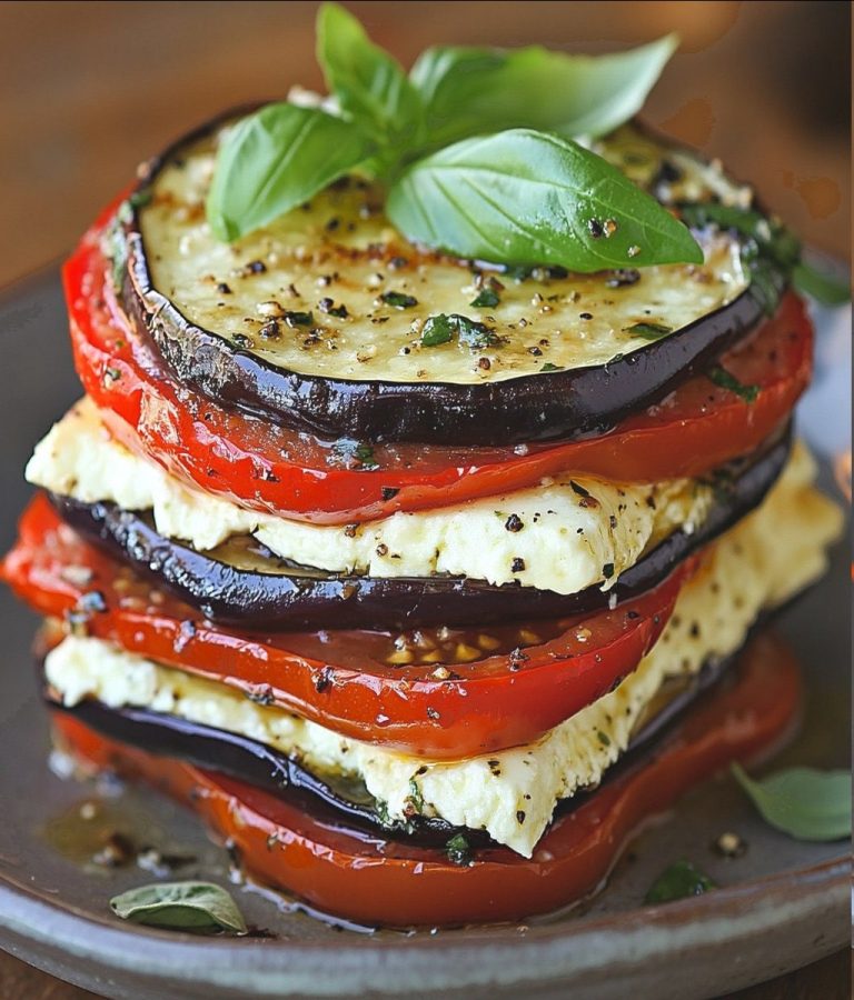 Se te Hara Agua la Boca: Receta de Milhojas de Berenjena, Tomate y Mozzarella