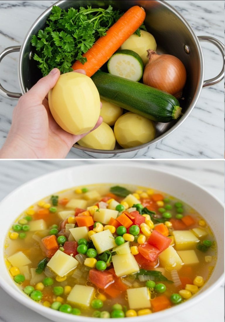 Sopa de Verduras Casera