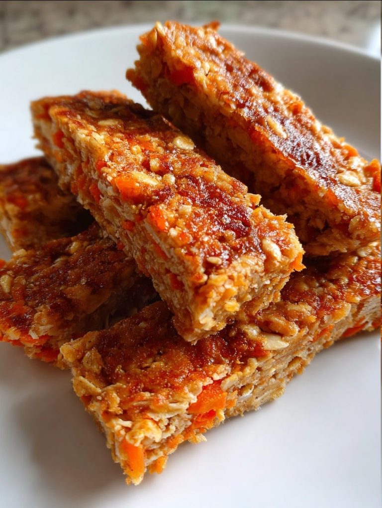 Barritas Energéticas de Zanahoria, Avena y Coco