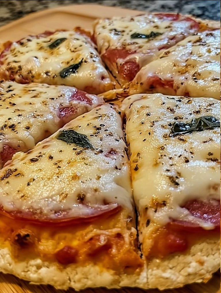 Pizza de Avena Saludable