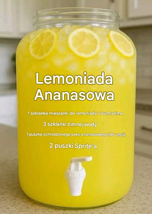 Lemoniada z ananasem i tropikalną zielenią: najlepszy letni orzeźwiacz