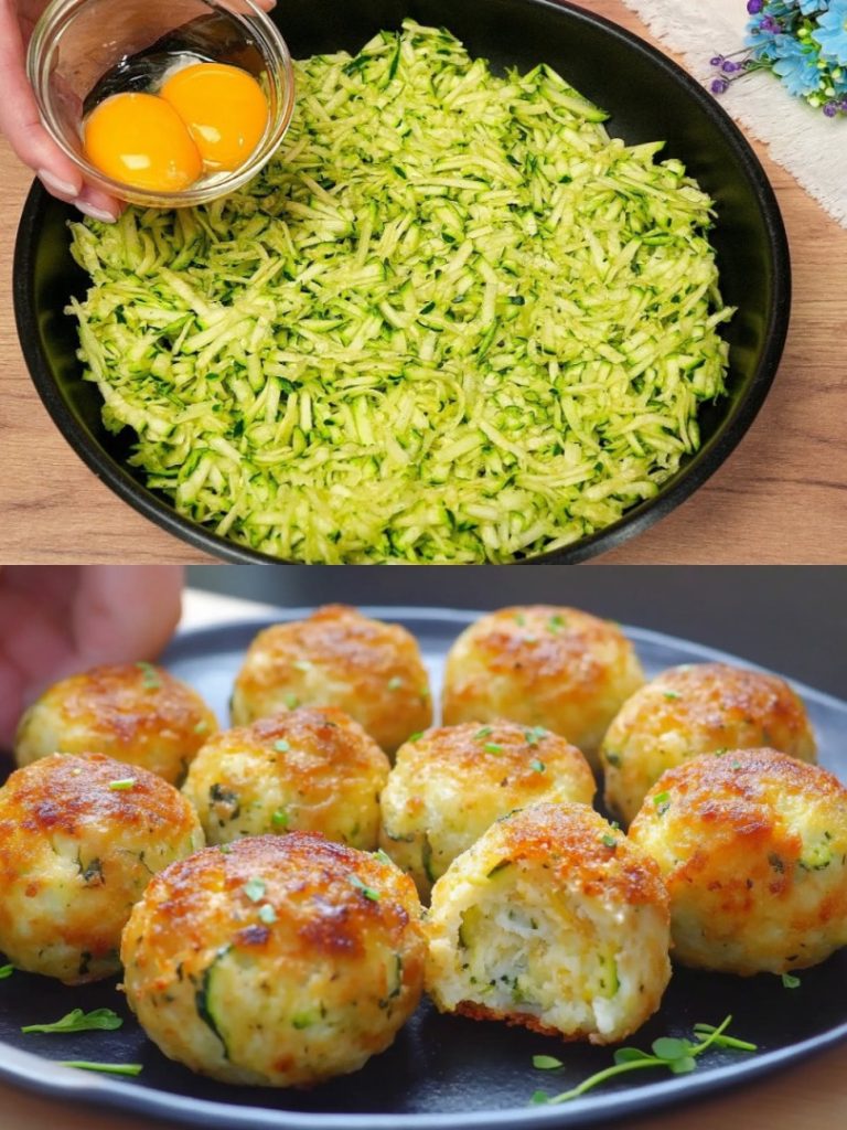 Robię te kulki z cukinii codziennie! Prosty przepis na obiad w 10 minut!