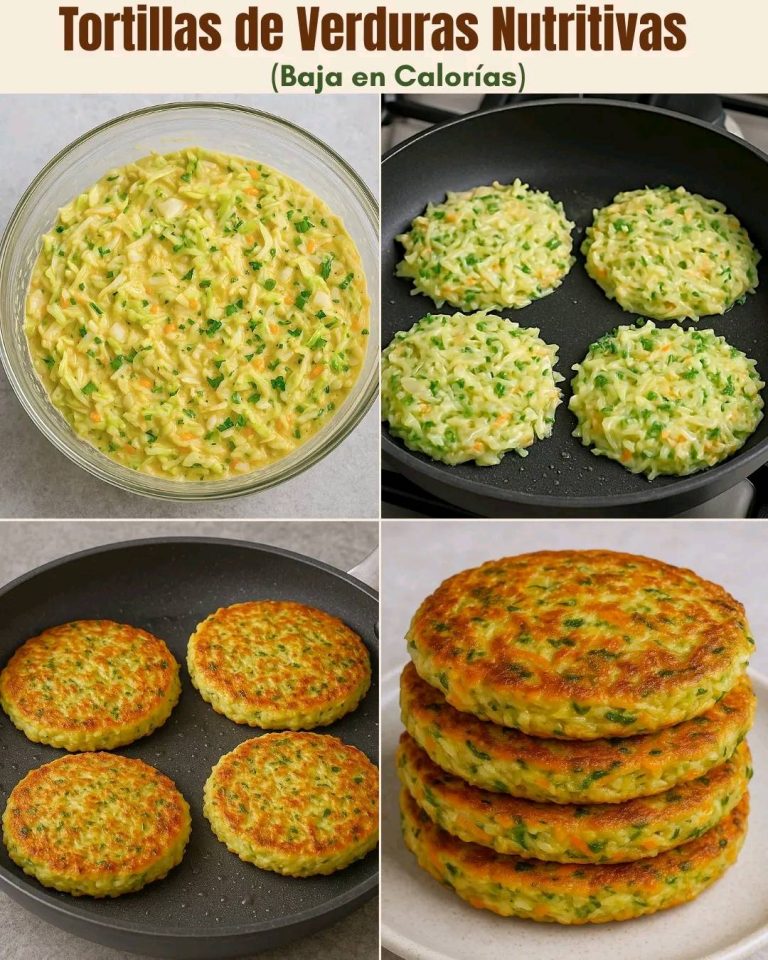 TORTILLAS DE VERDURAS NUTRITIVAS Saludables, ligeras y fáciles de preparar