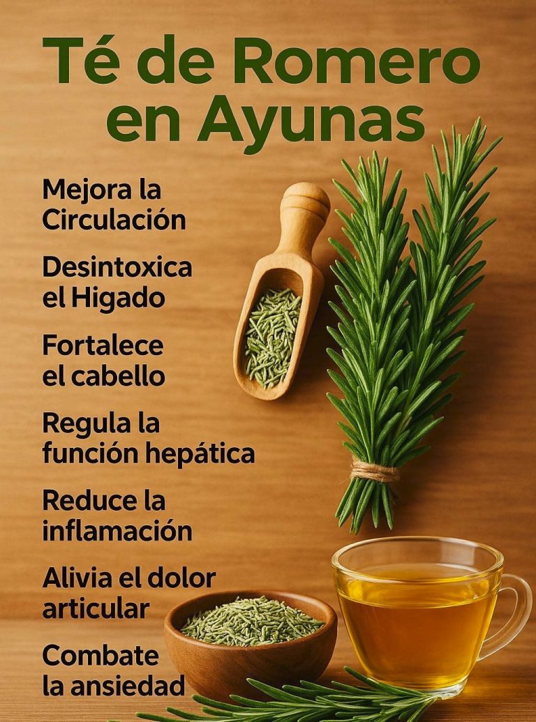 Té de romero en ayunas: 20 beneficios y cómo prepararlo