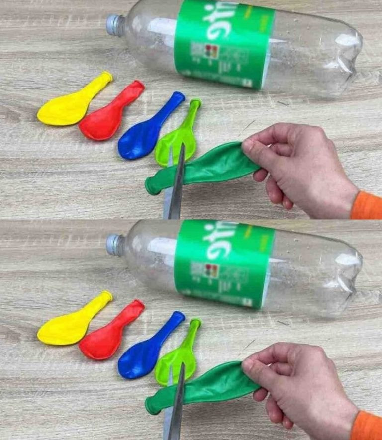 Plastikowa butelka i 1 balon: stwórz coś niespodziewanego