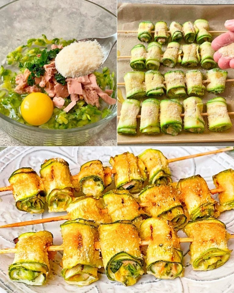 Involtini di cukinia e tonno: la ricetta degli spiedini saporiti e leggeri