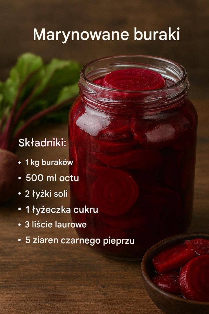 Marynowane buraki – autentyczny jesienny smak!