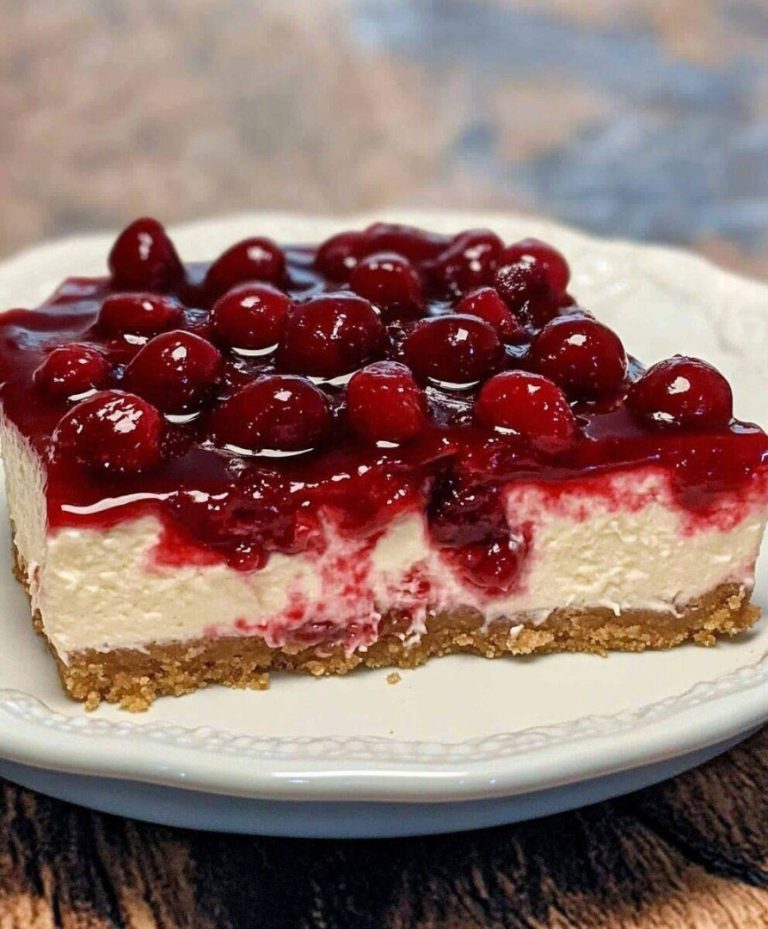 Sernik wiśniowy bez pieczenia
