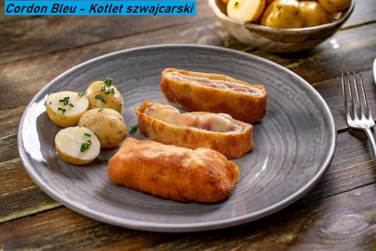 Kotlet schabowy nadziewany serem i szynką szwarcwaldzką