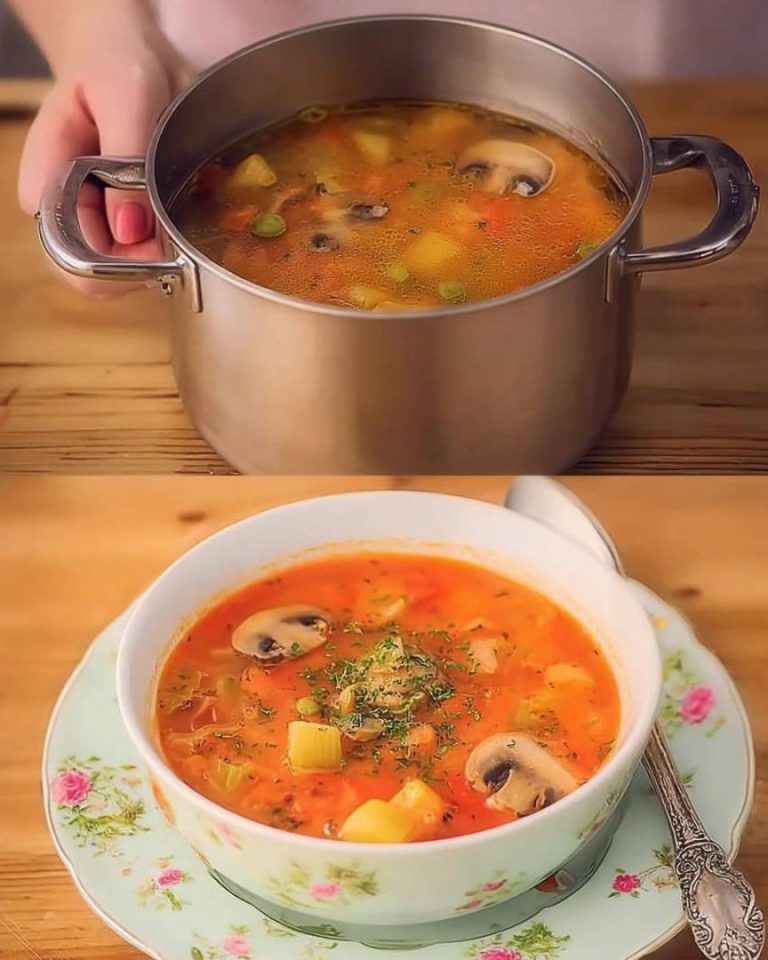 Sycąca zupa warzywna