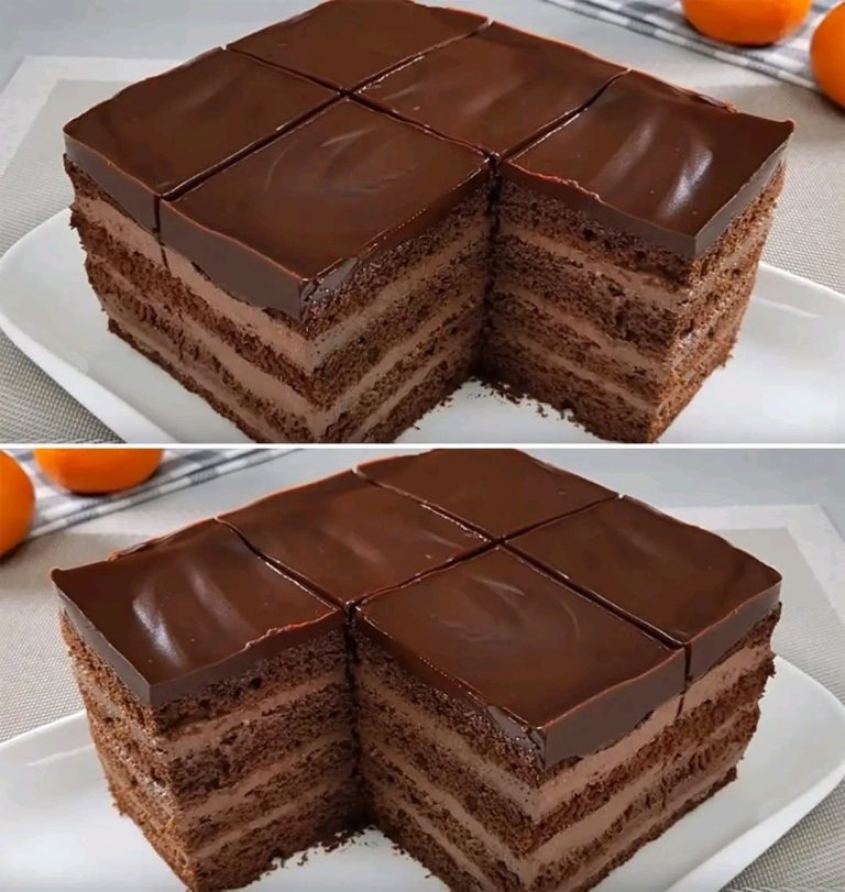 Przepis: Szybki biszkopt czekoladowy z kremem ganache z bobu tonka