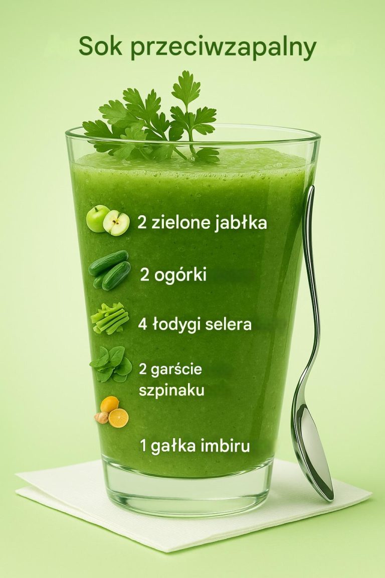 Przepis na sok przeciwzapalny