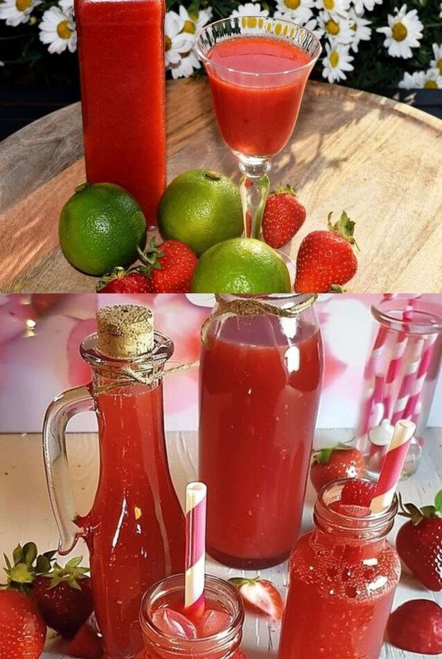Limonki Truskawkowe z Wódką 700 ml – Domowy Przepis na Smak Lata