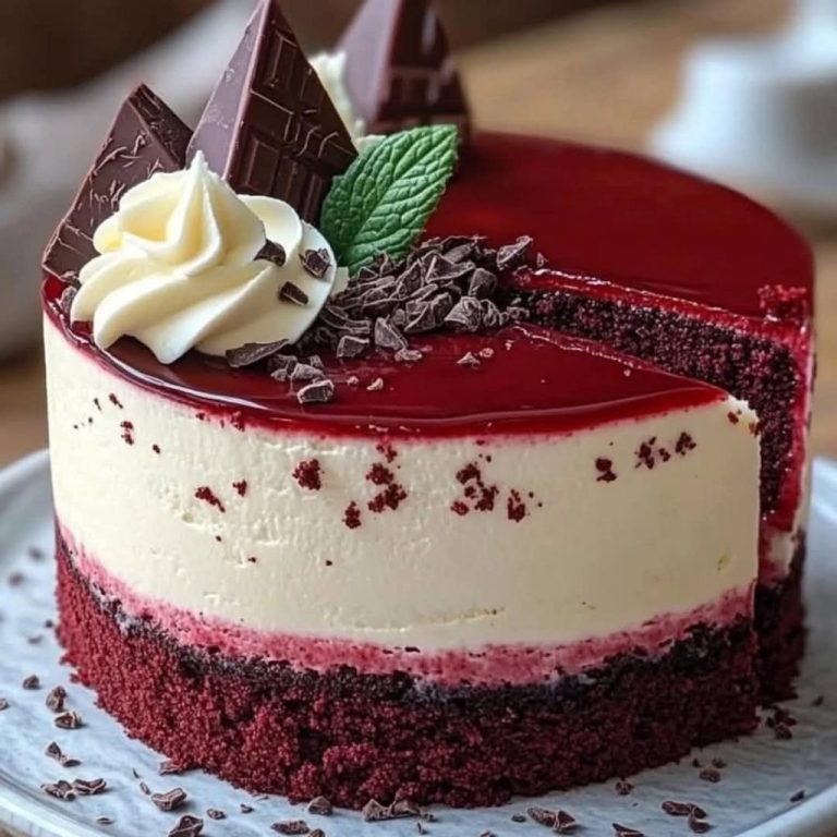Red Velvet White: Wykwintny sernik czekoladowy z subtelną nutą wanilii