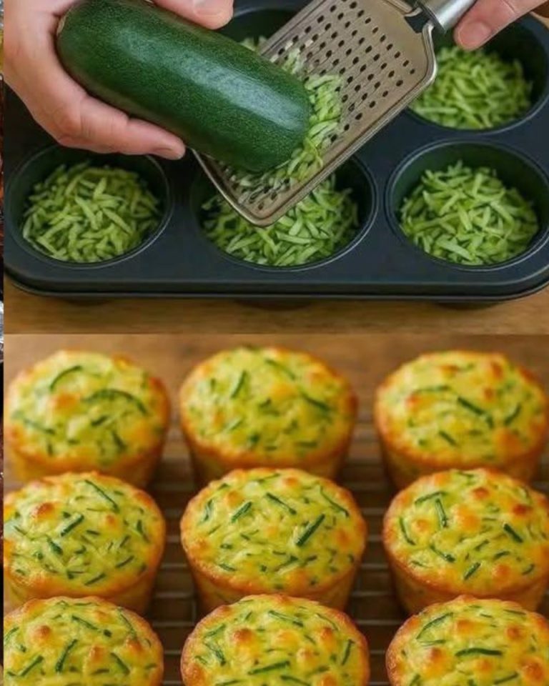 Muffinki z cukinii, ziemniaków, marchewki i sera
