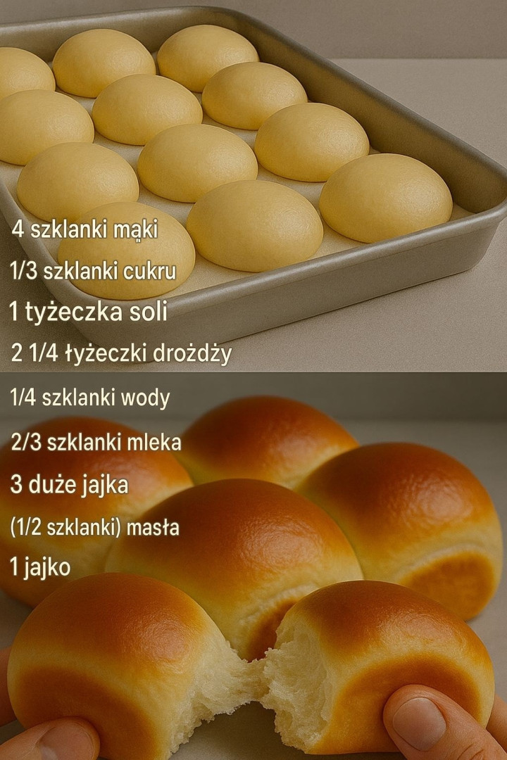 Domowe bułeczki brioche na mleku – delikatne i puszyste