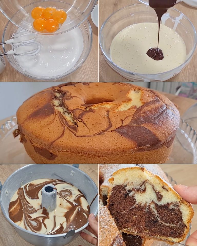 Marmurkowe ciasto Bundt: prosty, miękki i pyszny przepis