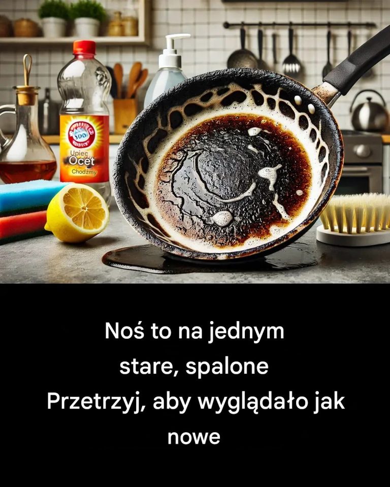 Zastosuj to na starej, spalonej patelni, aby ją dokładnie wyczyścić