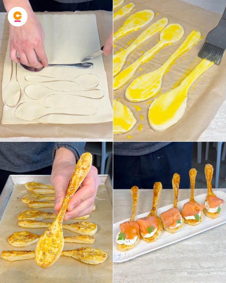 Puff pastry spoon: the recipe for delicious appetizers, ideal as an aperitif or appetizer
