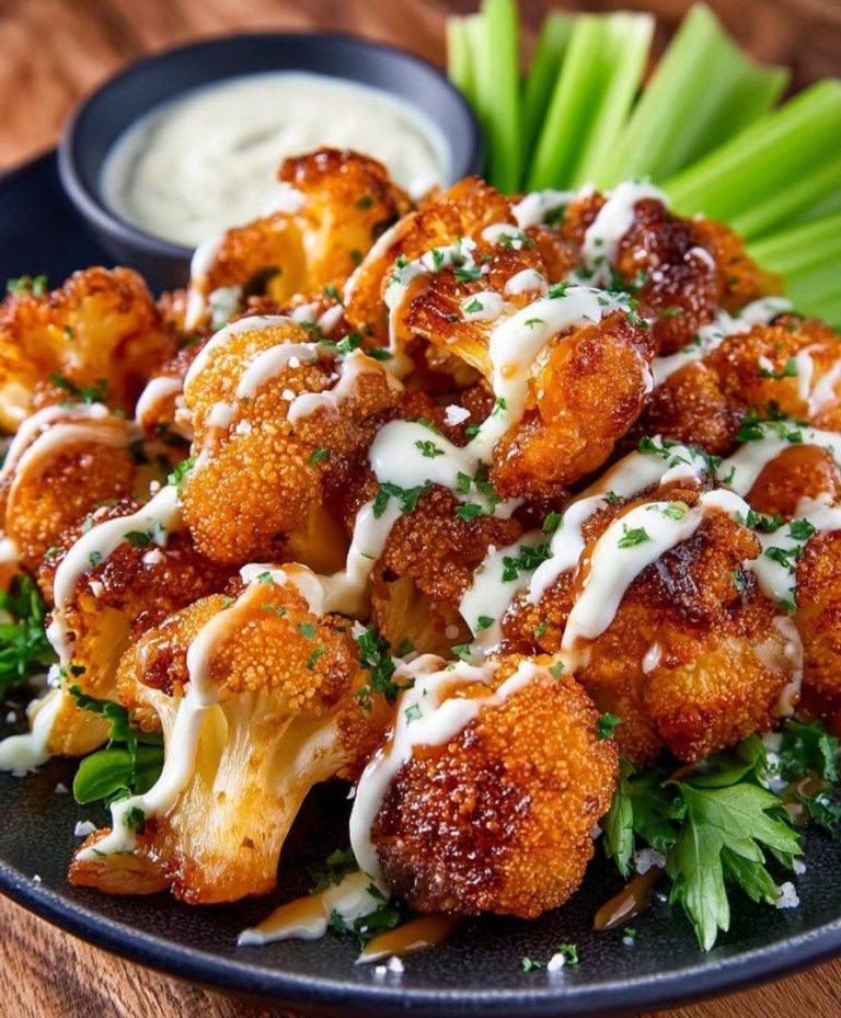 Addictive and Spicy Vegan Cauliflower Wings