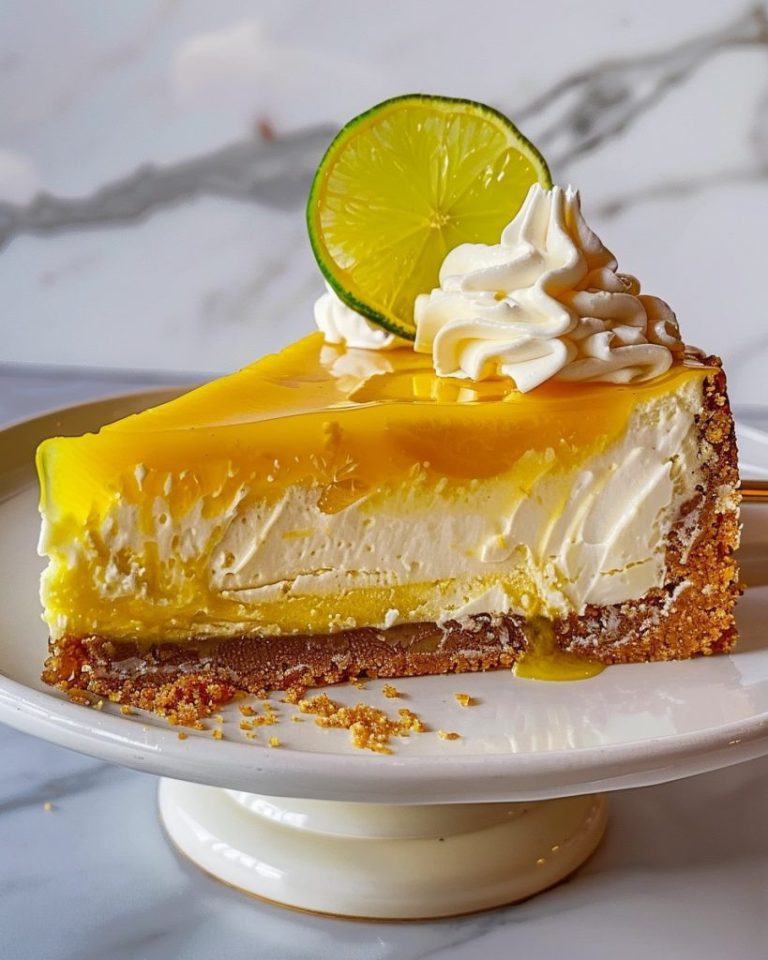 Sernik Mango-Key Lime z nutą kokosa