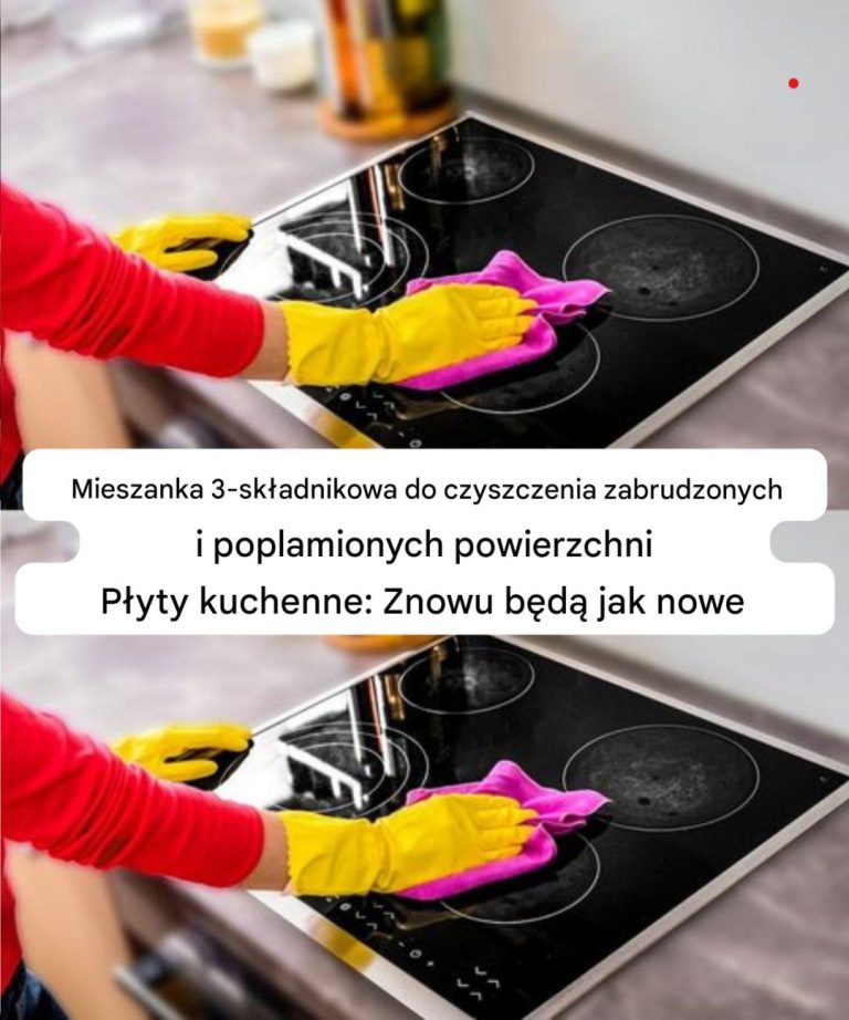 Mieszanka 3-składnikowa do czyszczenia zabrudzonych i zabrudzonych płyt grzewczych: Będą jak nowe