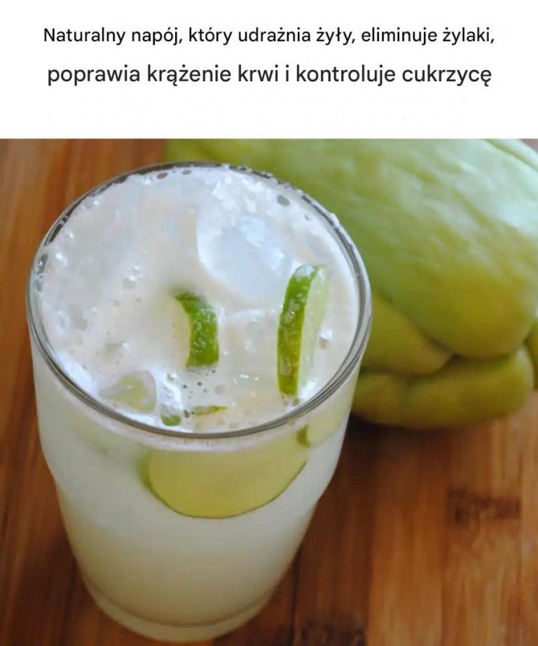 Naturalny napój, który udrażnia żyły, eliminuje żylaki, poprawia krążenie krwi i kontroluje cukrzycę