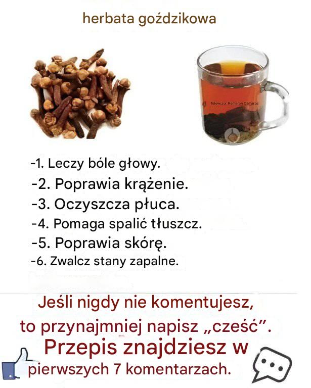 Przepis krok po kroku na herbatę goździkową
