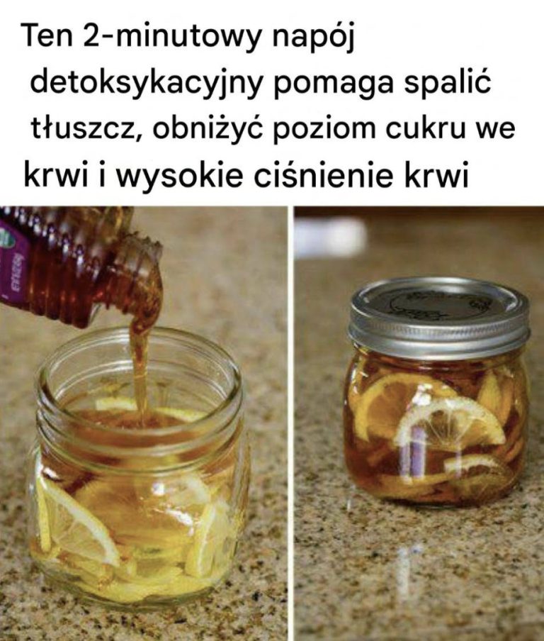 Ten 2-minutowy napój detoksykacyjny pomaga spalić tłuszcz, obniżyć poziom cukru we krwi i wysokie ciśnienie krwi