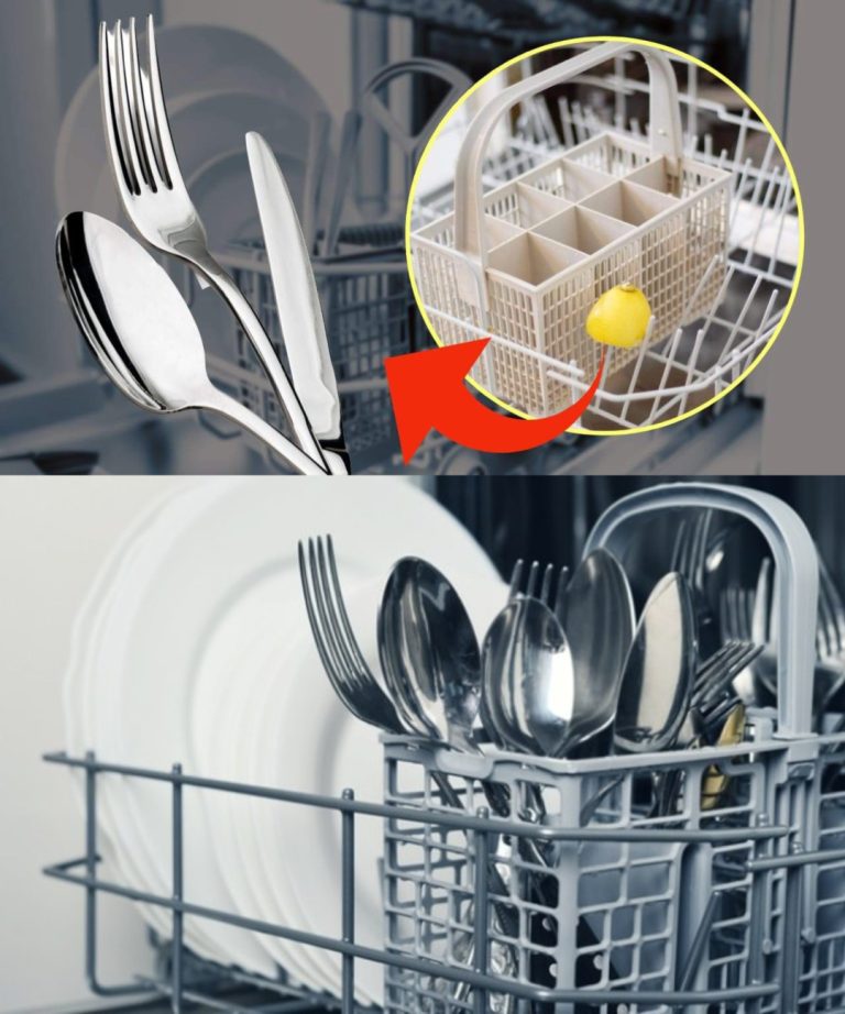 Włóż cytrynę do koszyka na sztućce: niezawodny trik na błyszczące naczynia