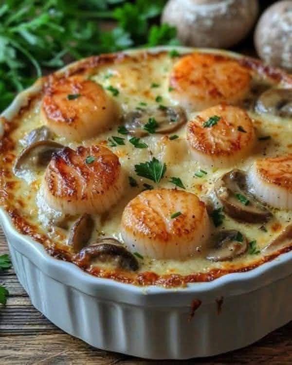 Zapiekanka z owoców morza gourmet