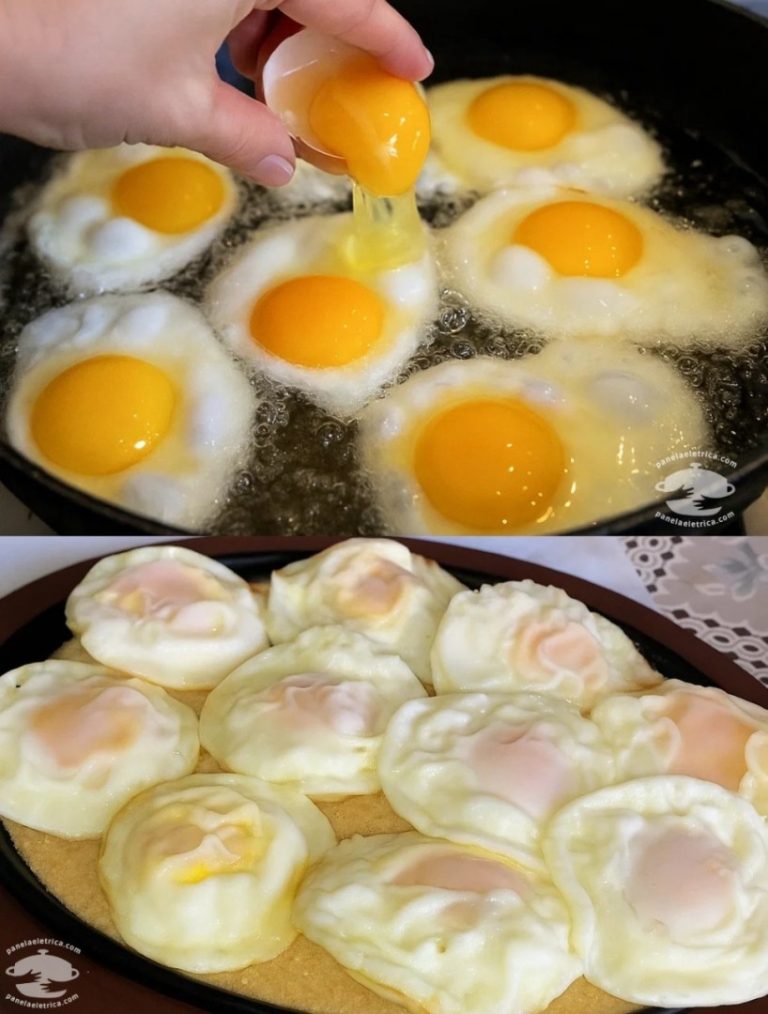 Jajka sadzone w stylu restauracyjnym